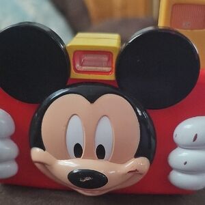 Disney Mickey Mouse Red and Yellow Toy Camera